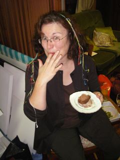 Kate enjoyed the cake